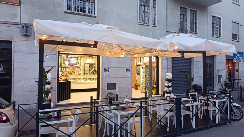 Gelaterie Mamò Via Riano 60 - Ponte Milvio: il loft esterno