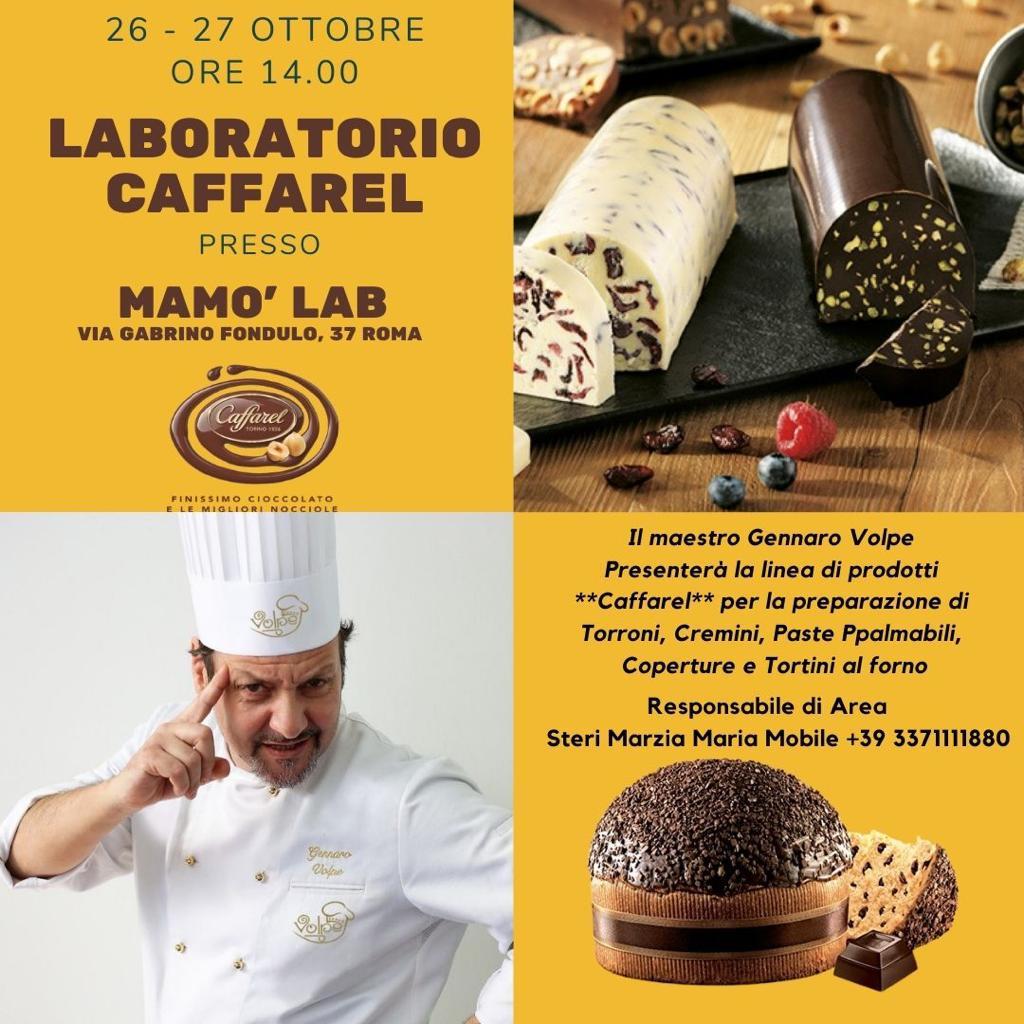 Mamò Lab - Evento - Laboratorio Caffarel Gennaro Volpe - 26/27-10-2021